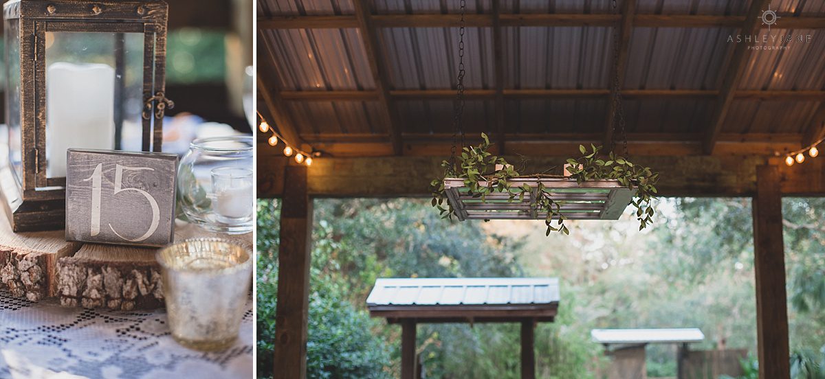 rustic table numbers and rustic wooden chandelier