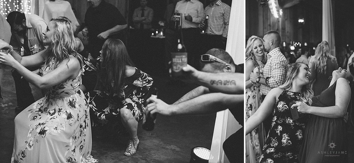 guests enjoying dancing during wedding reception