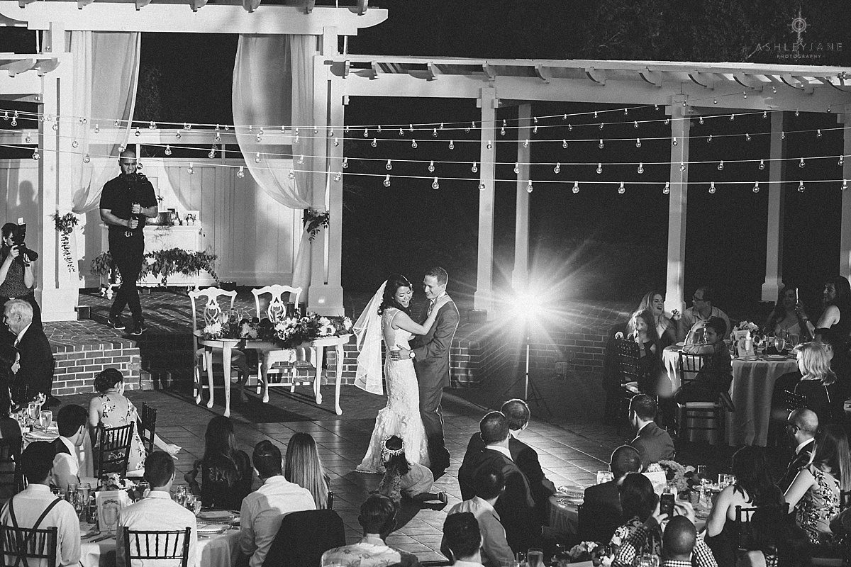 Market light reception at Al Fresco Lakeside Wedding shot by orlando wedding photographer