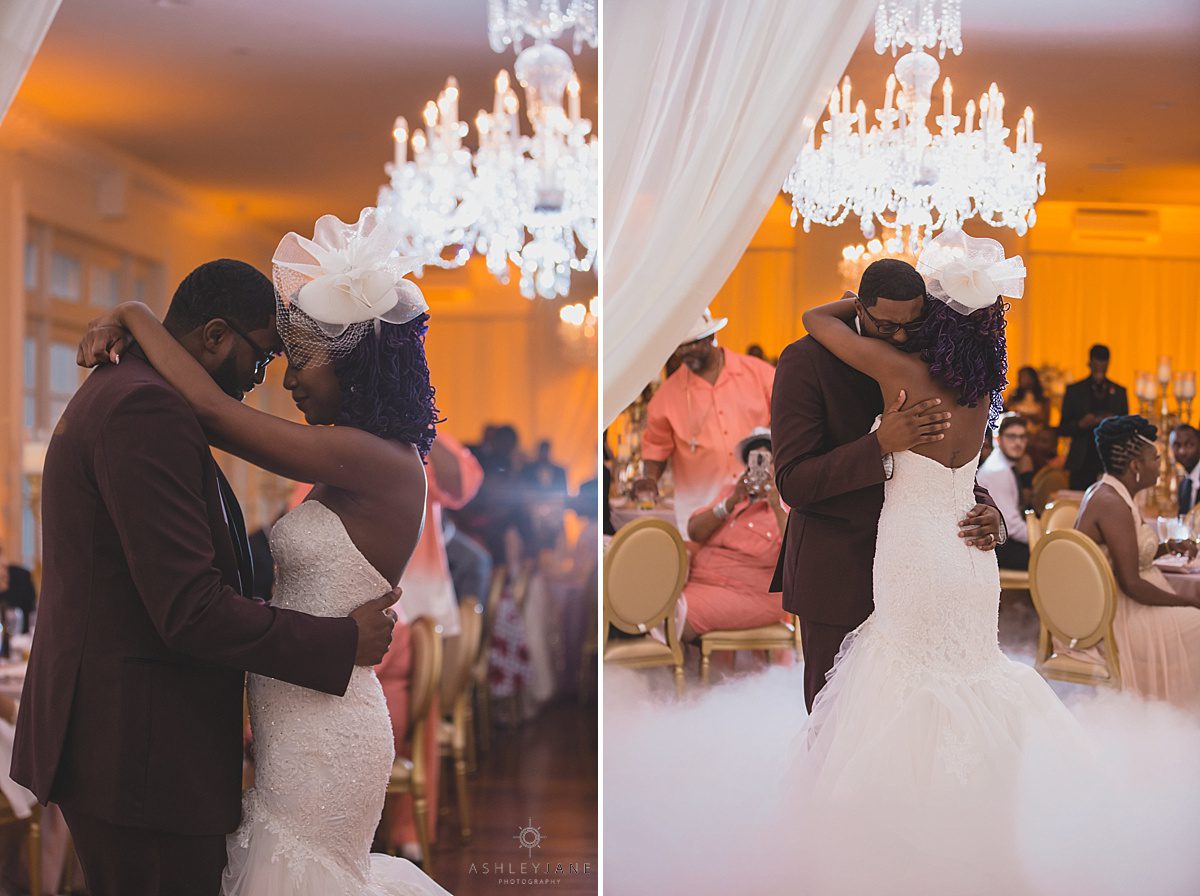 Elegant Gold & Ivory Luxmore Grande Estate Wedding shot by Orlando Wedding Photographer