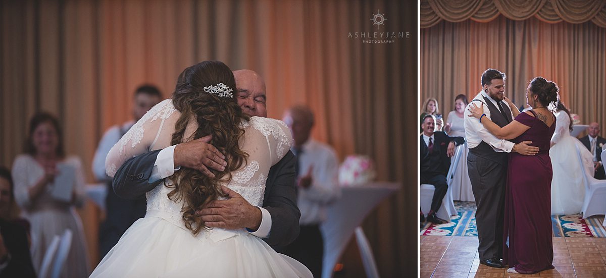 Elegant Blush Daytona Beach Wedding shot by orlando wedding photographer