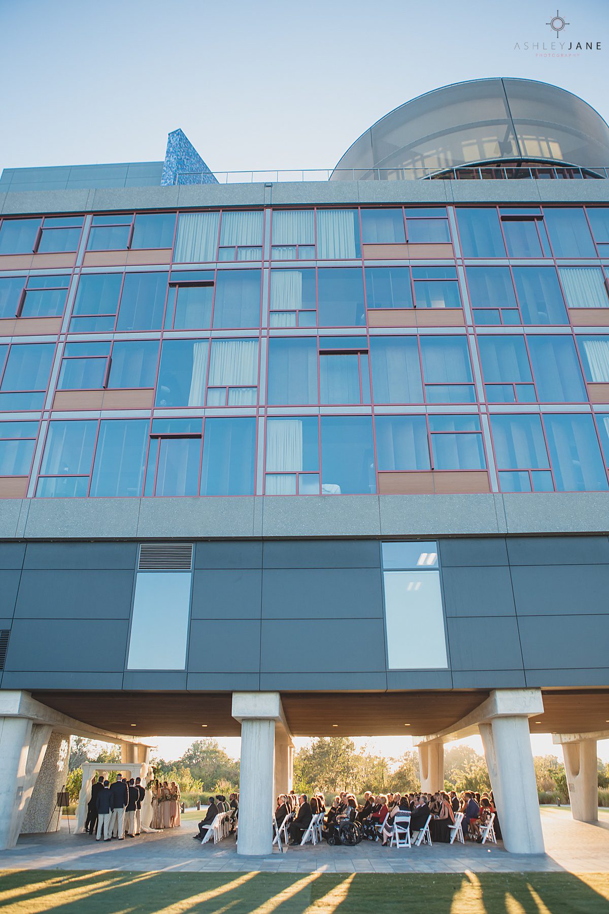 Side view of a ceremony view shot by orlando wedding photographer