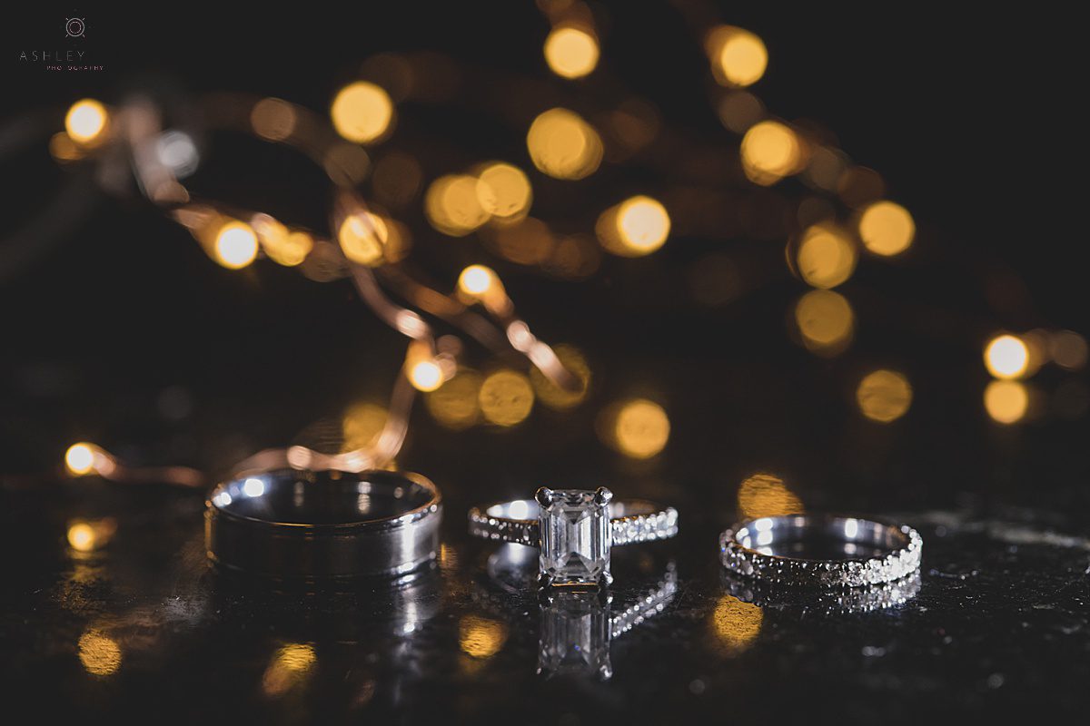 Shot of wedding bands caught by orlando wedding photographer
